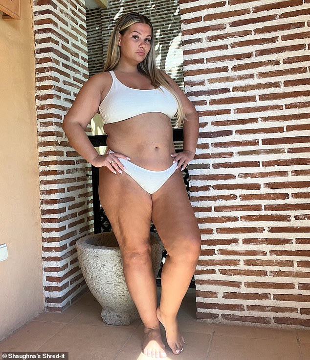 Zvijezda Love Islanda, koja je prije bila teška 15,5 stona, obavijestila je svoje obožavatelje o nevjerojatnom putovanju