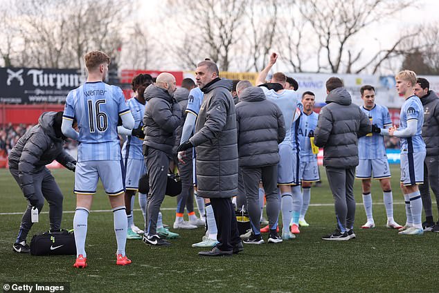 Ange Postecoglou kritizirao je Wernera ranije ove sezone, rekavši da prikaz 'nije prihvatljiv'