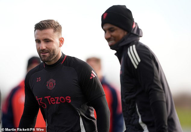 Man Unitedu je u srijedu potaknuo poticaj povratku Luke Shawa na trening