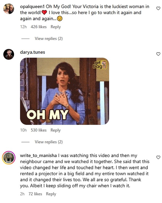 Davidovi navijači još jednom su se divili za kampanju i podijelili svoja razmišljanja u odjeljku s komentarima,