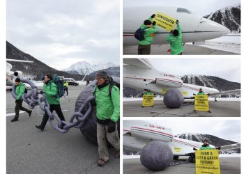 Aktivisti Greenpeacea “zaplijenili” privatne zrakoplove sudionika Svjetskog ekonomskog foruma u Davosu