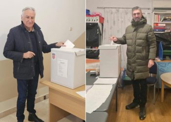 Dobroslavić i Franković se slikali na biralištima, jedan detalj je posebno zanimljiv