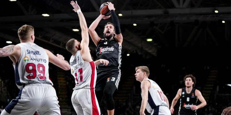 Euroliga, Virtus Bologna-Baskonia Vitoria 76-74: Morgan 17 poena, Cordinier 16