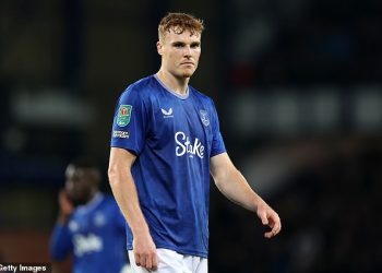 Everton donosi odluku o budućnosti Jakea O’Briena – s ljetnim potpisom od 16,4 milijuna funti koji tek treba započeti utakmicu Premier lige za Toffeese