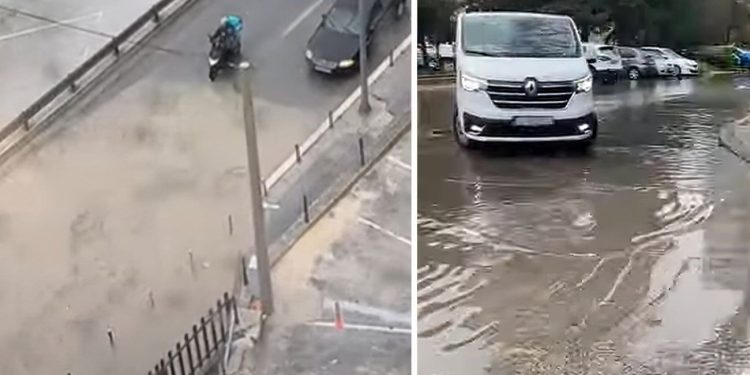 FOTO I VIDEO Zvonimirova i pazarić na Plokitama su pod vodom. Splitski vozači su u problemima