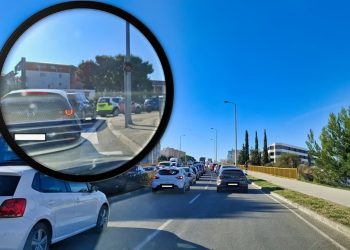 FOTO Ogromne gužve kod Malla u Vukovarskoj ulici