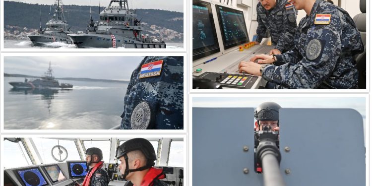 FOTO/VIDEO Pogledajte prvu zajedničku vježbu obalnih ophodnih brodova Omiš i Umag