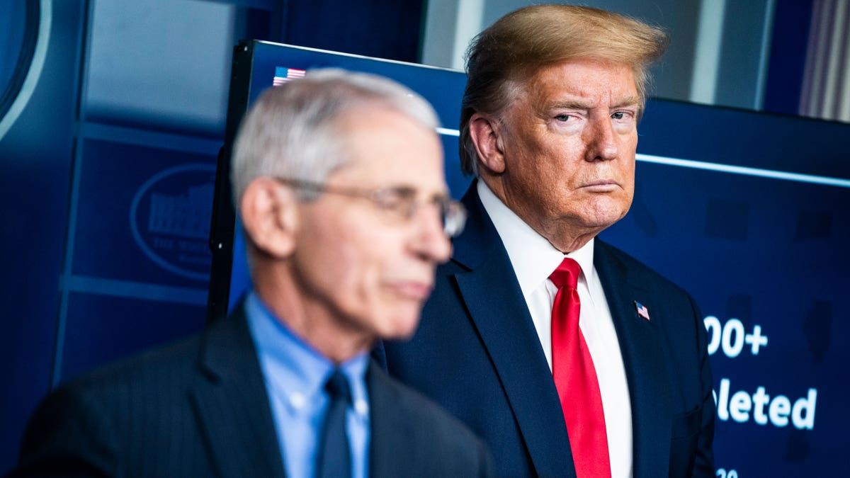 Anthony Fauci i Donald Trump