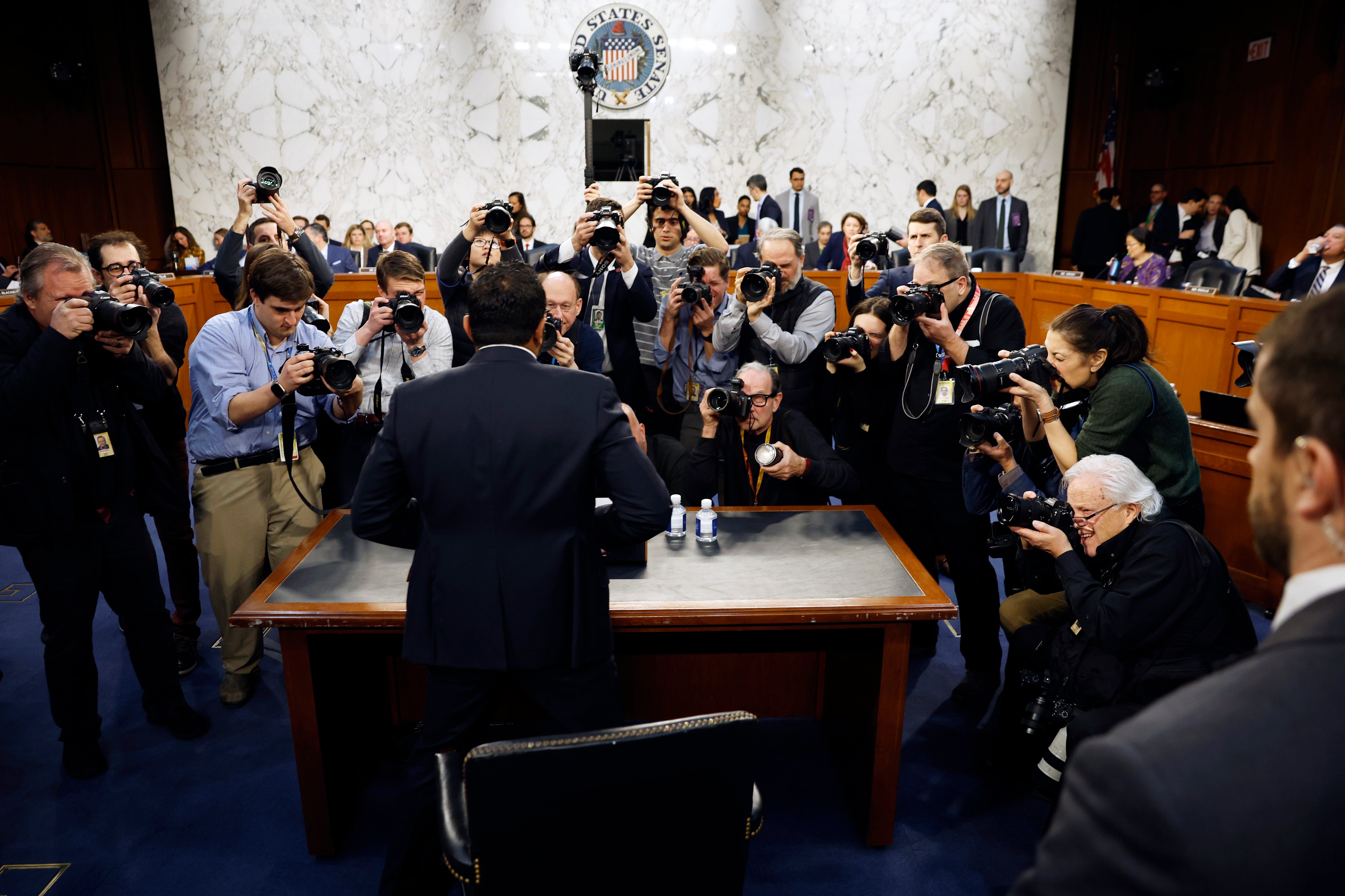 Patel stiže svjedočiti tijekom svog saslušanja za potvrdu. Odbio je reći da je Biden pobijedio na izborima 2020. godine