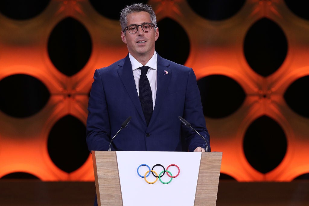 Casey Wasserman, predsjednik organizacijskog odbora LA 2028, rekao je da je Trump obećao da će igre učiniti 'najvećima', unatoč šteti koju su prouzročili požari
