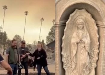 Gospin kip ostao je netaknut u požaru: Ono što je kalifornijska obitelj učinila obišlo je svijet