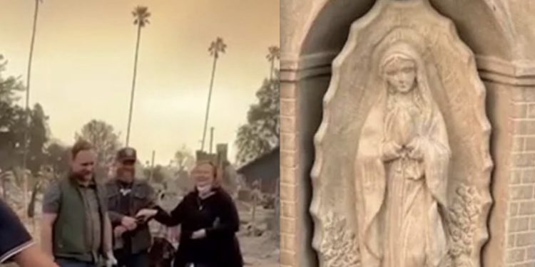 Gospin kip ostao je netaknut u požaru: Ono što je kalifornijska obitelj učinila obišlo je svijet
