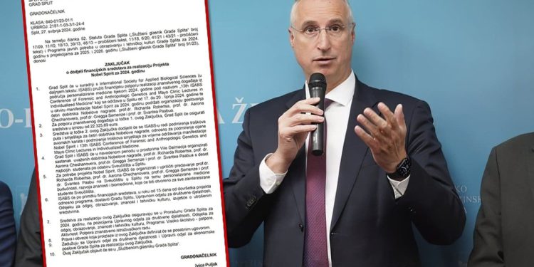 Grad Split ugošćuje četiri dobitnika Nobelove nagrade. Sve to će platiti više od 22 tisuće eura