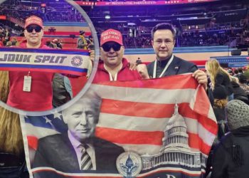 HAJDUKOV ŠAL NA TRUMPOVOJ INAUGURACIJI Komar za Dalmaciju Danas: “Nema dalje. HŽV”