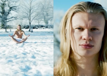 Haaland polugol na snijegu za obnovu sa Cityjem