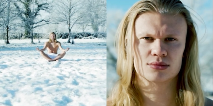 Haaland polugol na snijegu za obnovu sa Cityjem