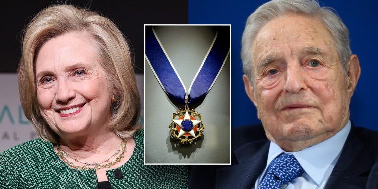 Internetski bijes jer Biden namjerava odlikovati Hillary Clinton, Georgea Sorosa predsjedničkom medaljom slobode