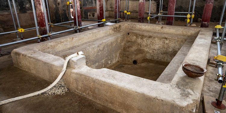 Iskopavanja drevnih Pompeja otkrivaju raskošan kompleks privatnih kupatila