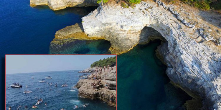 KAZNE DO 26.500 EURA! Popularna Golubova špilja u Puli u 2025. godini zatvorena za posjetitelje zbog enormnog pritiska turista