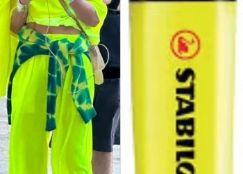 Kći Trinny Woodall, Lyla Elichaoff, ismijava svoju mamu guruicu ljepote dok uspoređuje svoju jarkožutu odjeću s markerom na luksuznom odmoru u Egiptu