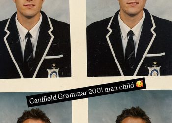 Kosa onda, otišla sutra! Suprug Bec Judda Chris izgleda vrlo drugačije s bujnim bravama u fotografiji udaraca