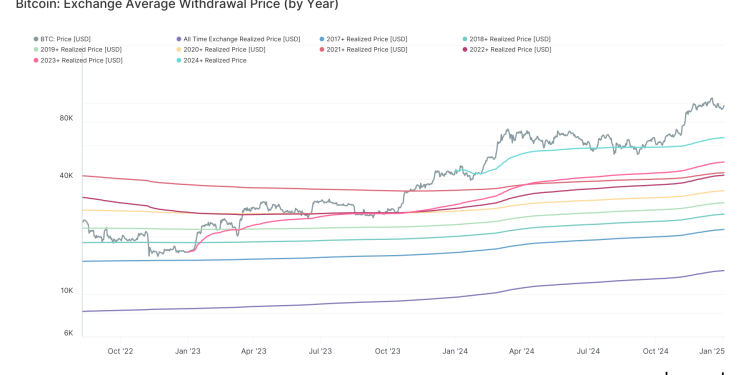 Kupci bitcoina (BTC) u prosjeku su prošle godine ostvarili dobitak od 40%, pokazuju ostvarene cijene