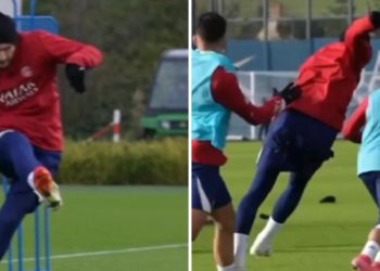 Kvara, igrao je klasno na treninzima s PSG-om