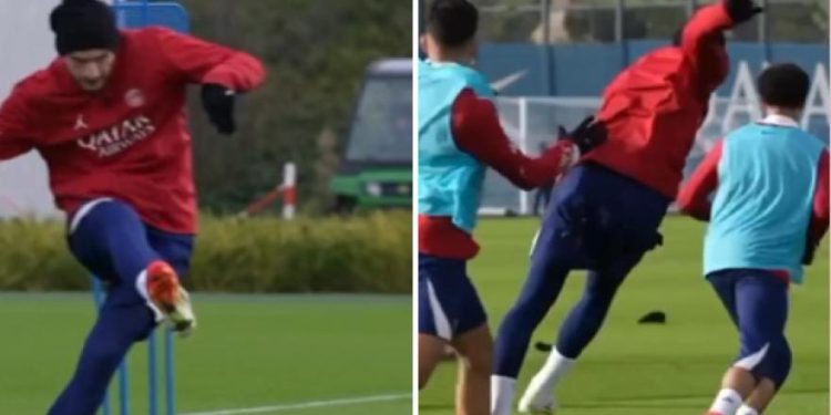 Kvara, igrao je klasno na treninzima s PSG-om