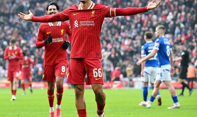 Liverpool 4-0 Accrington Stanley: Trent Alexander-Arnold zabija STUNNER, a Federico Chiesa otvara račun Redsa kao strana Arnea Slota u četvrtom kolu FA kupa
