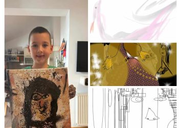 Maleni Bartol iz Betine ima samo sedam godina i već otvara svoju prvu izložbu