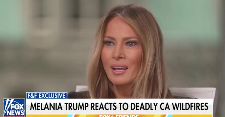 Melania Trump šalje poruku žrtvama smrtonosnih šumskih požara u LA | Vijesti