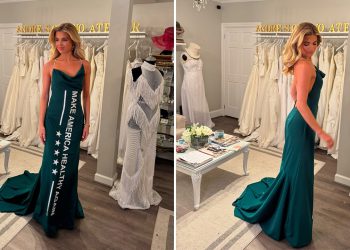Miss Amerike nosila je ‘MAHA’ haljinu na inauguracijskom balu povodom proslave RFK Jr.