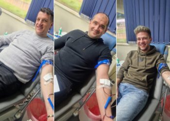 NI JAKA BURA IH NIJE SPRIJEČILA Oni su se odazvali akciji darivanja krvi, svaka doza je vrijedna