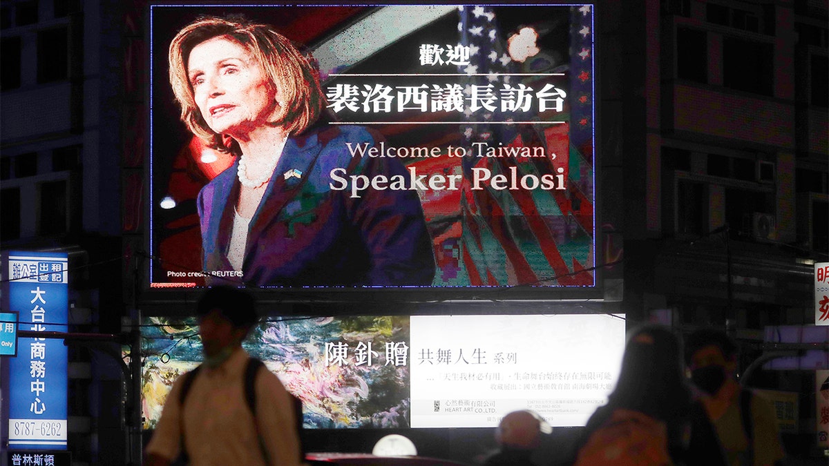 Znak dobrodošlice predsjednici Zastupničkog doma Nancy Pelosi u Tajvanu viđen je u Taipeiju