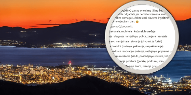 Nevjerojatna poruka osvanula u poznatoj splitskog Facebook grupi. Mladić je dobio stotine komentara i reakcija: “Slobodno mi se javite”