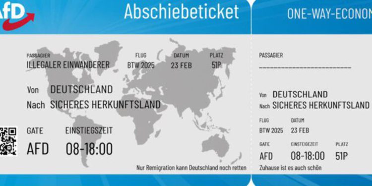 Njemačka ekstremno desna stranka objavljuje lažne ‘karte za deportaciju’ imigrantima