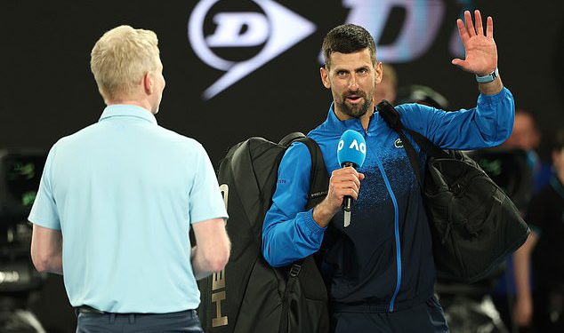 Novak Đoković odbio intervju nakon meča na Australian Openu i izjurio s terena dok je napadao na Channel Nine