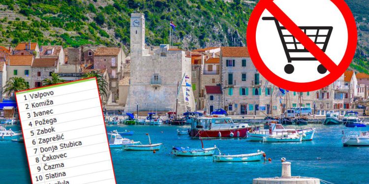 OBJAVLJENI PODACI Slavonija je najžešće bojkotirala kupnju, na obali udarna Komiža, a Kraljevica i Skradin bojkotirali bojkot!