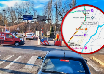 Ogromna je gužva na solinskoj Širini. Vozači su bijesni: “Stojim već više od pola sata”. Ovo su nam otkrili iz Hrvatskih cesta…