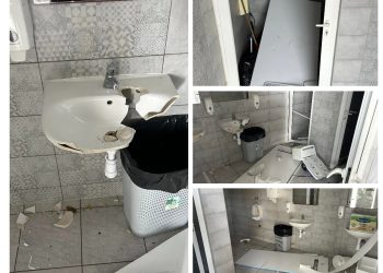 POGLEDAJTE ŠTO SU UČINILI Lijene štetočine potpuno demolirale WC u Podgori