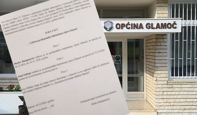 PRESEDAN U GLAMOČU Dvije godine će predsjednik Općinskog vijeća biti HDZ-ovac, a onda dvije SDA-ovac
