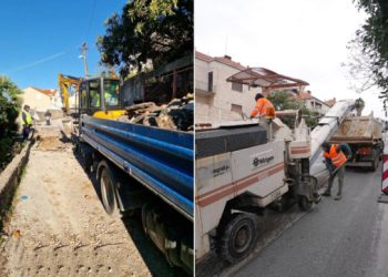 RADOVI U TIJEKU Uređuje se kolnik u ulicama Generala Janka Bobetka i Vladimira Nazora (FOTO)