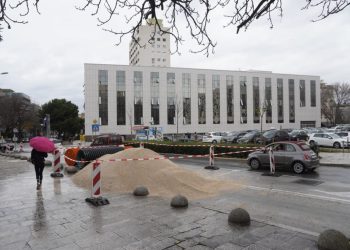 Radovi kod Općinskog suda idu punom parom, evo kako to danas izgleda