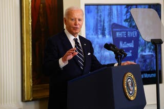 Predsjednik Joe Biden govori iz Bijele kuće 14. siječnja 2025