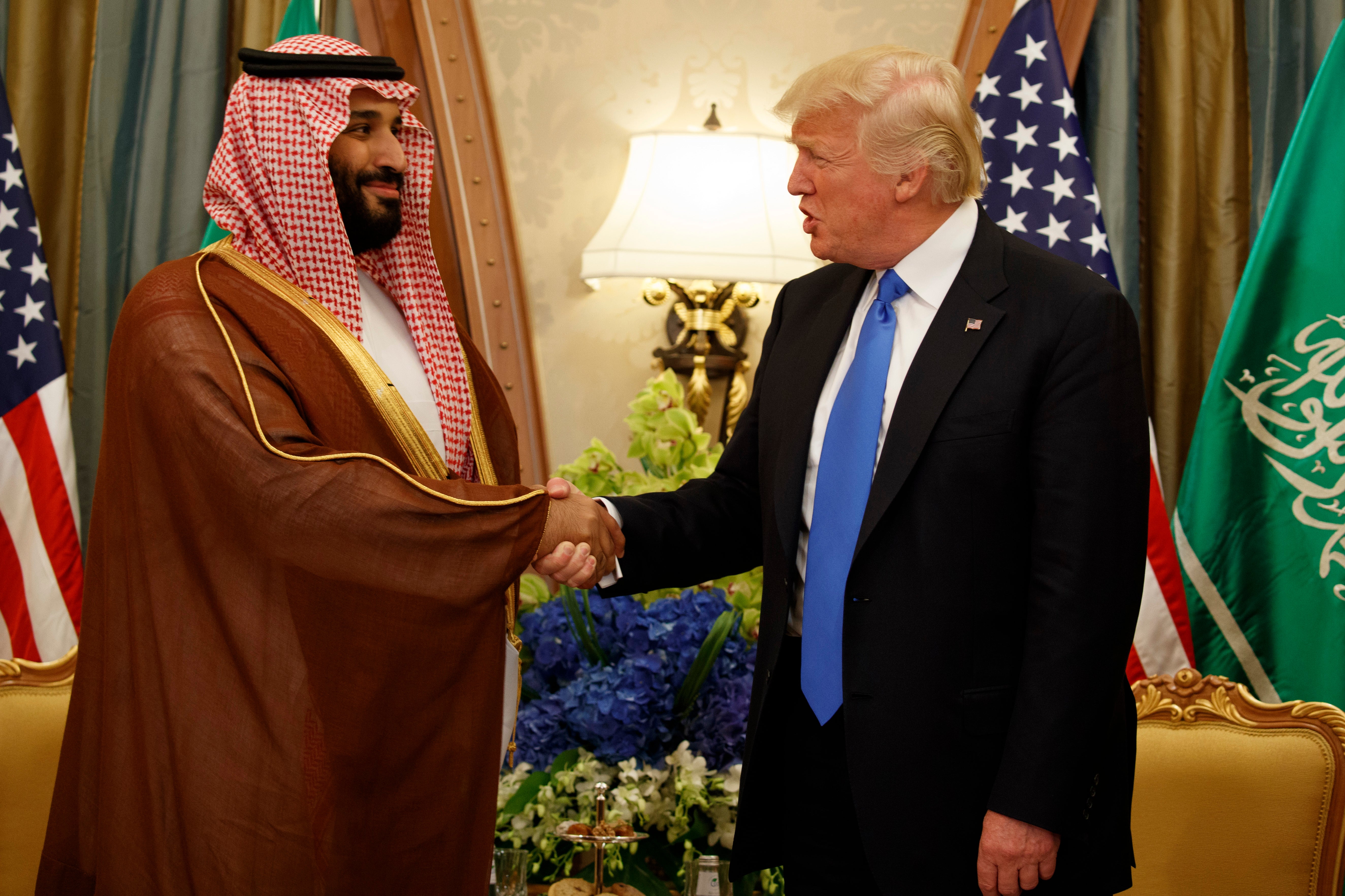 Trump, prikazan s princom Mohammedom 2017. godine, održavao je dobre odnose sa Saudijskom Arabijom unatoč kritikama