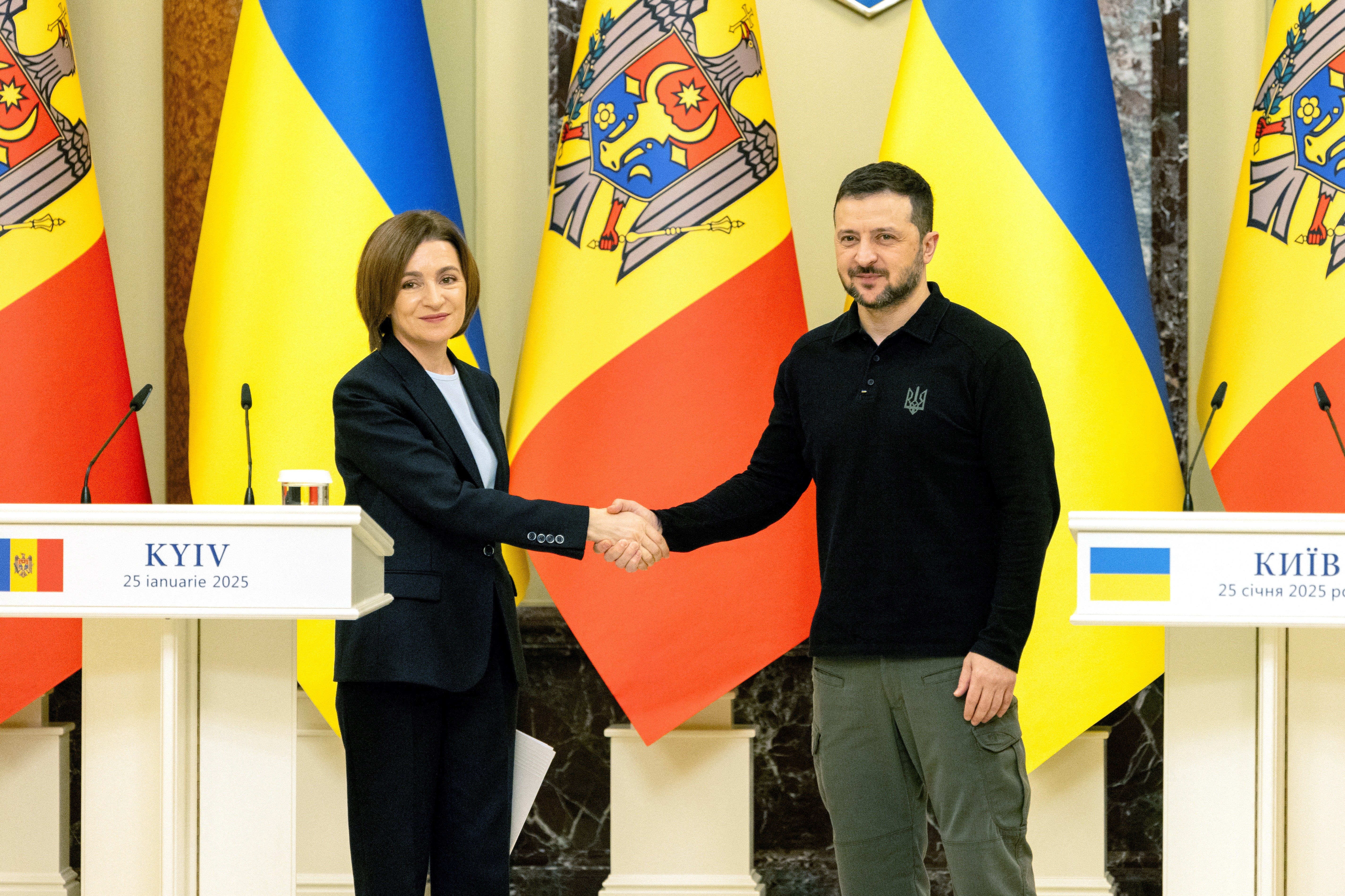 U subotu se Volodymyr Zelensky sastao s predsjednicom susjedne Moldavije Maiom Sandu