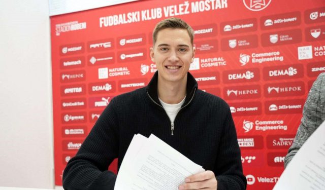 STIGAO IZ SUSJEDSTVA Velež potpisao novog čuvara mreže