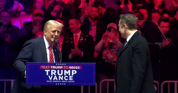 Sin Elona Muska X pridružuje se ocu na pozornici na Trumpovom skupu u Washingtonu | Vijesti