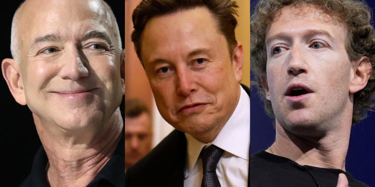 Tehnička braća: Zuckerberg, Bezos i Musk bore se za mjesto na Trumpovoj inauguraciji