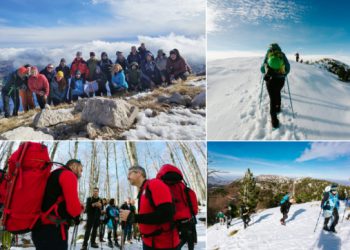 Uspon na Veliku Jastrebicu: Ekipa HPD Sniježnice osjetila dašak zimskih radosti Orjena